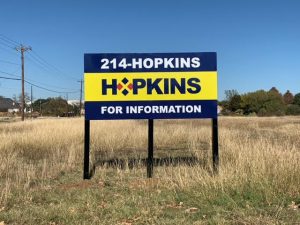 Custom, Durable Monument Signs hopkins sign 300x225